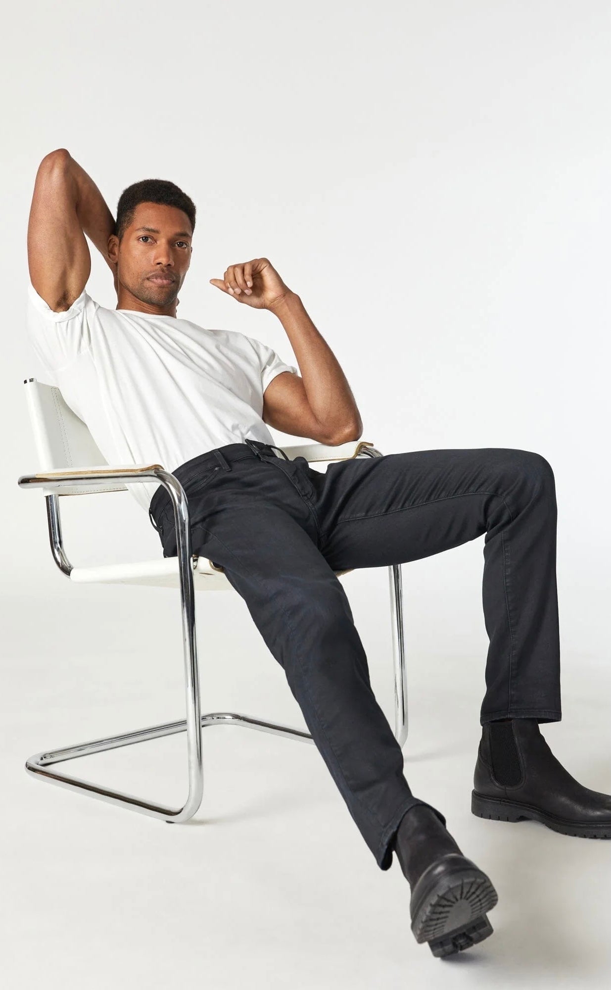 Jake Slim Double Coated Athletic Black