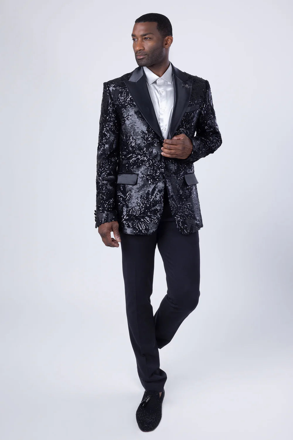 Lapel Nolara Blazer Black/ Black