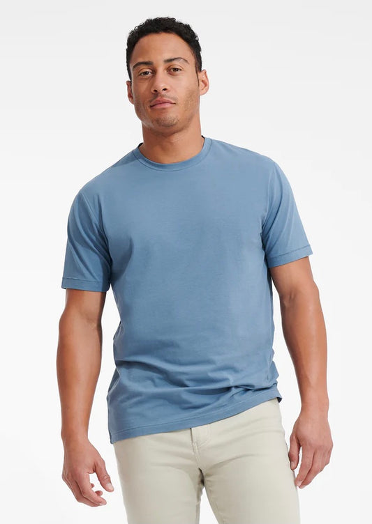 Cotton Stretch T-Shirt Medium Blue