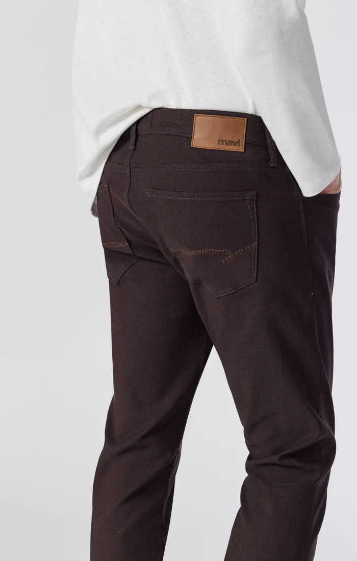 Jake Slim Leg Pants | Brown Fancy