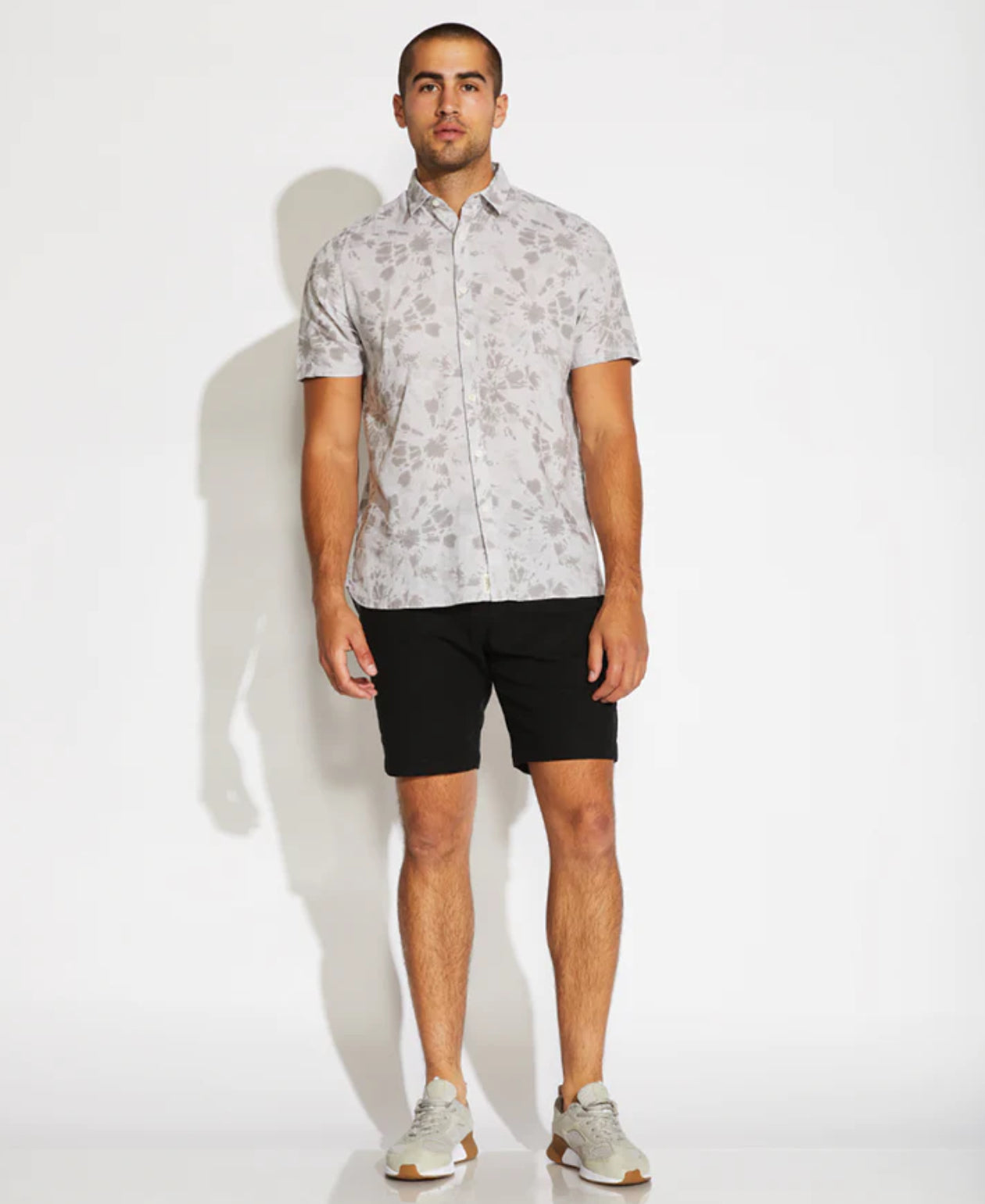 Bintan Printed Shirt (Stone)