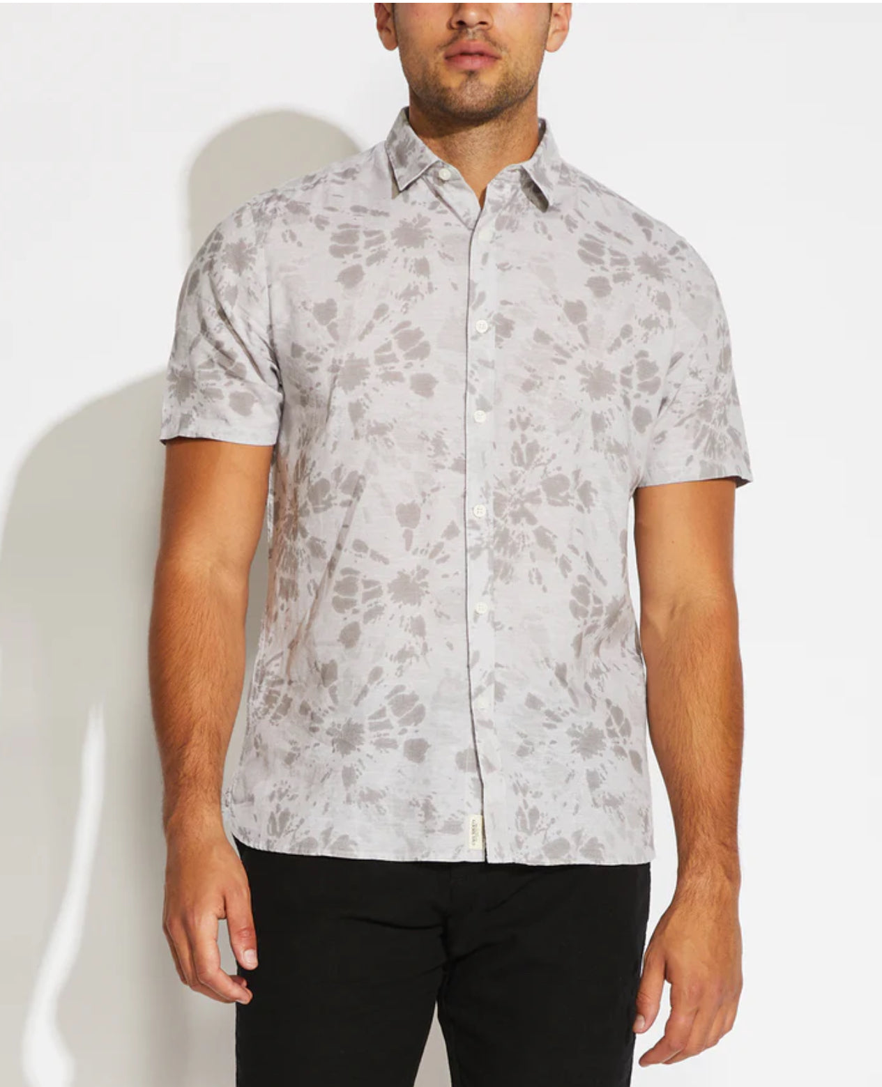 Bintan Printed Shirt (Stone)