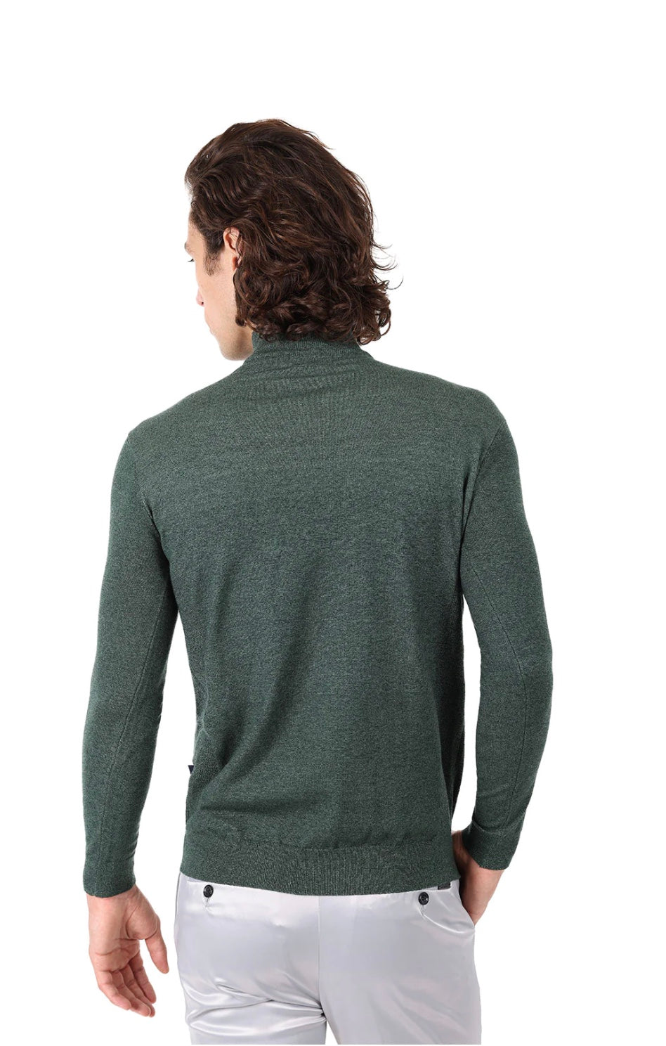 Mock Neck Sweater Emerald