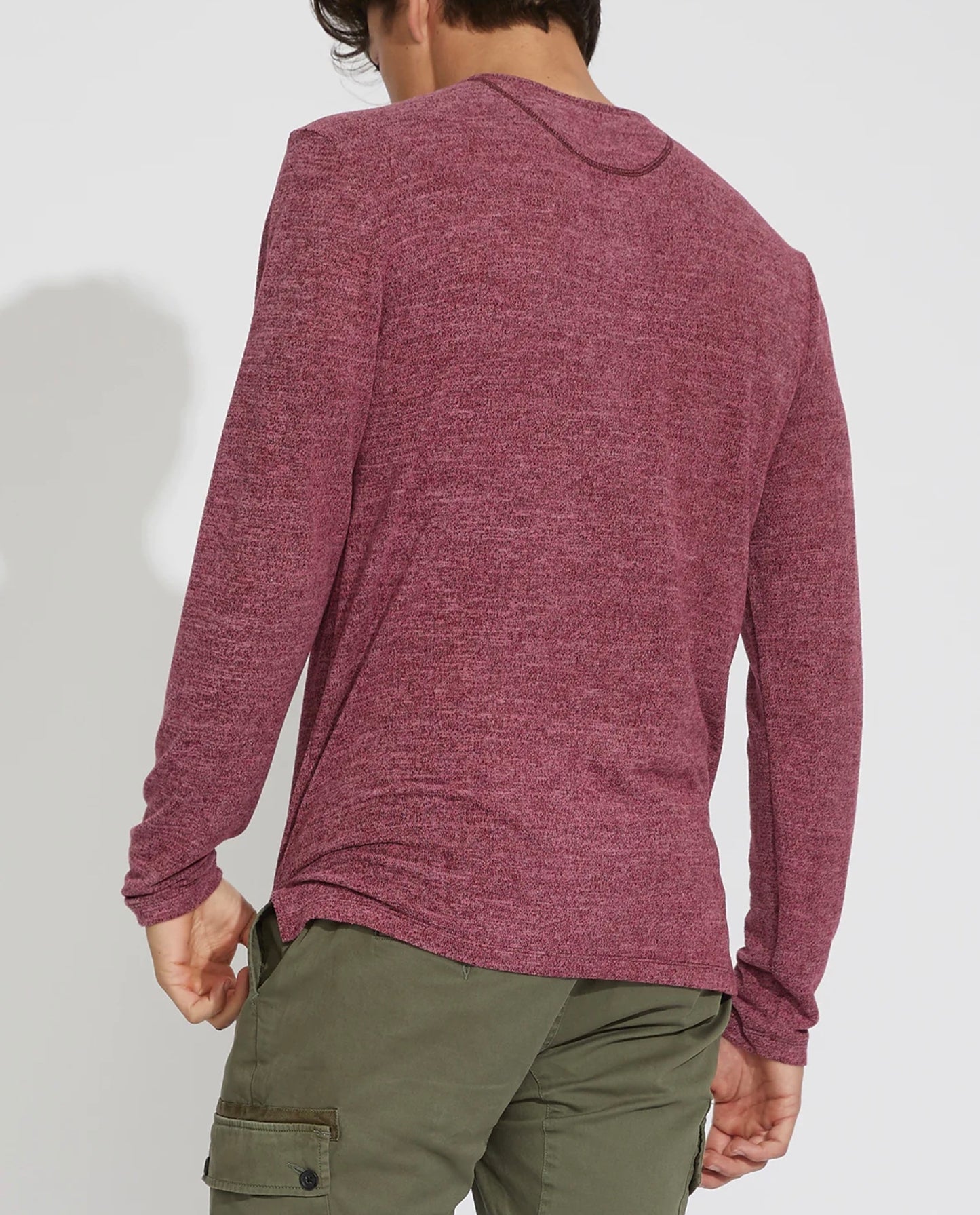 Hogan Long Sleeve T-Shirt Oxblood