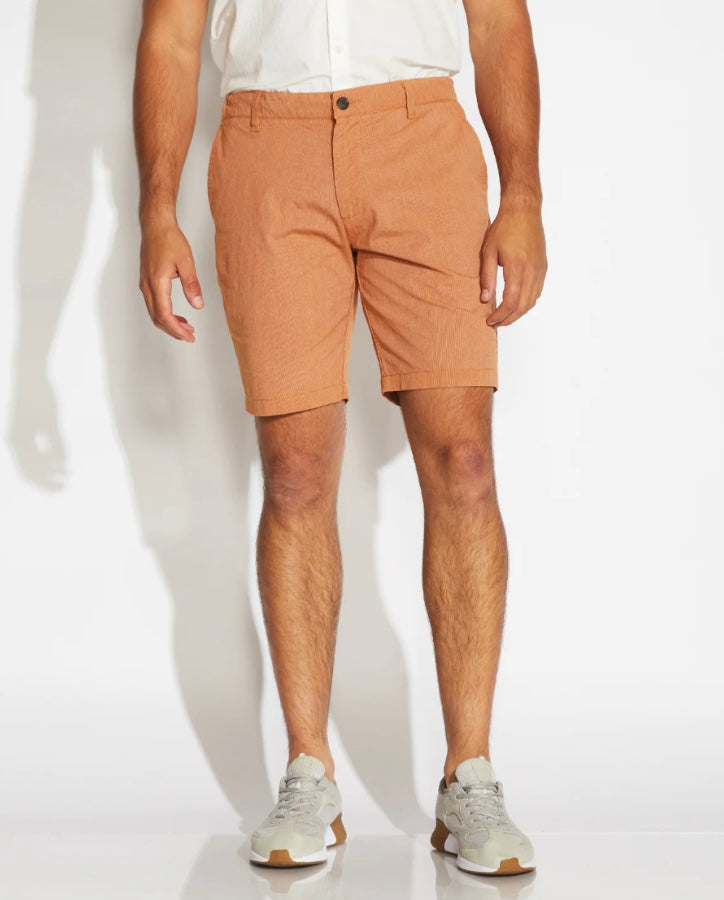 Badgley Shorts (Rust)