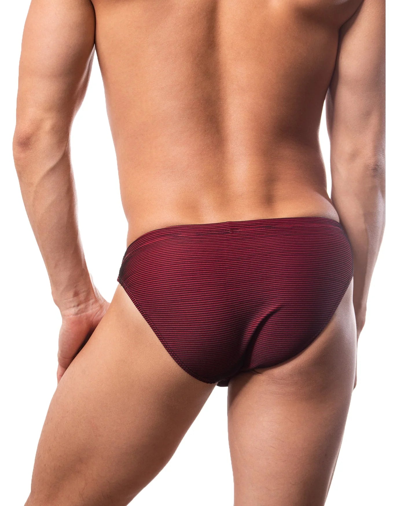 ROSEWOOD RIBBED SWIM BRIEF