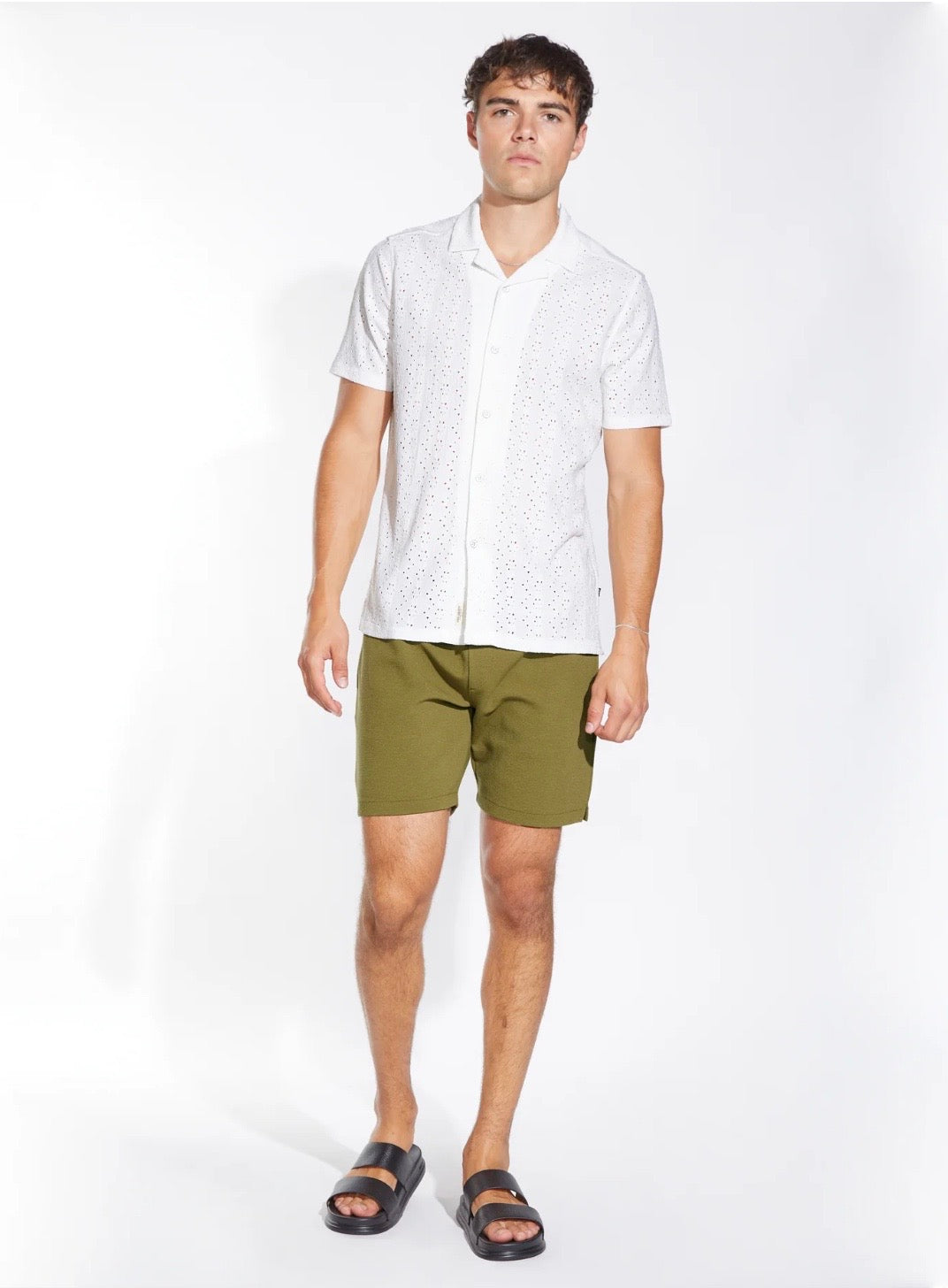 Knit Resort Shirt White