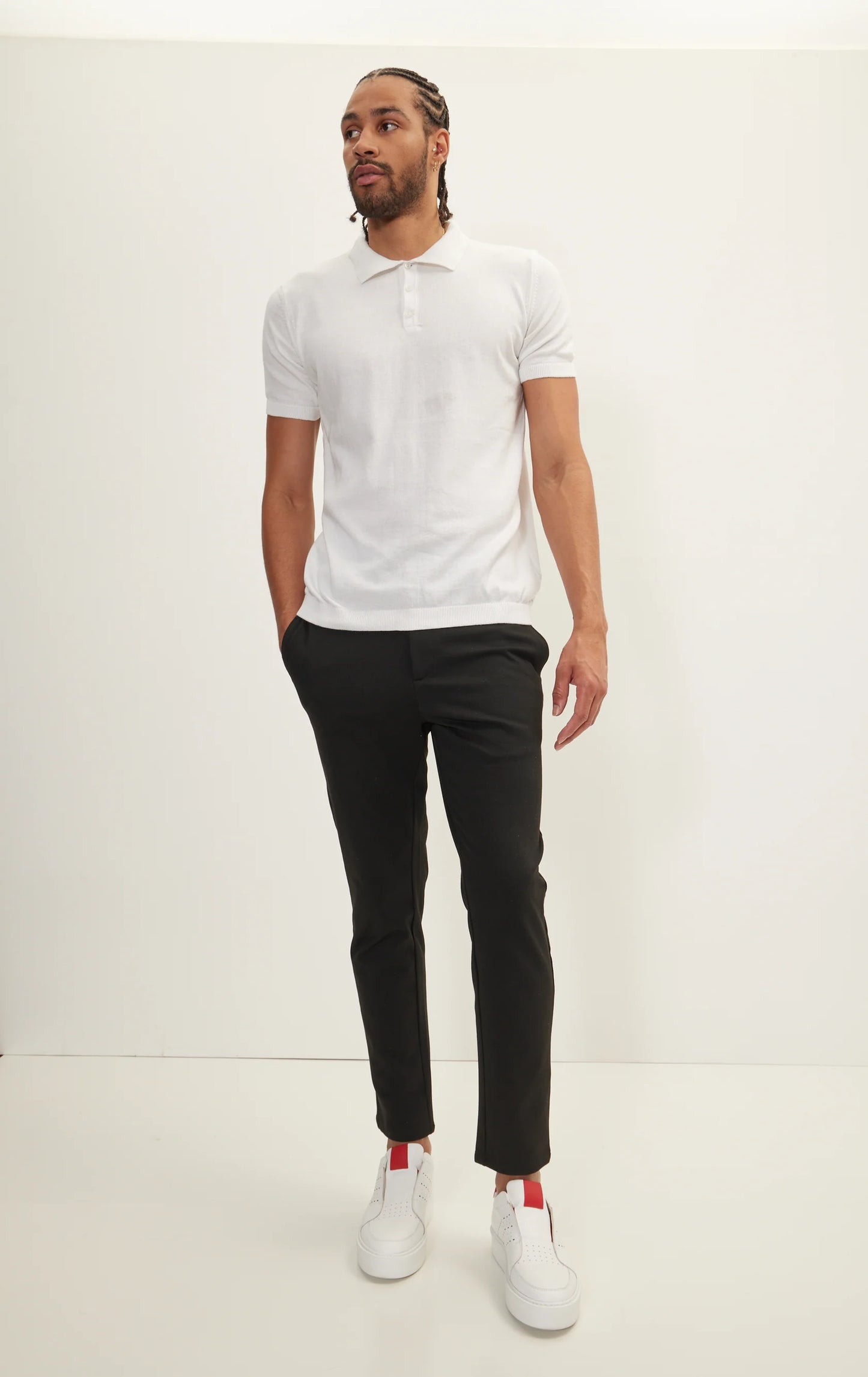 Weekend Knit Slacks - Black