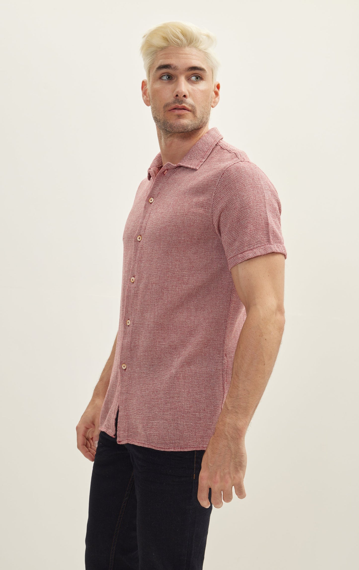Burgundy Shirt Knit