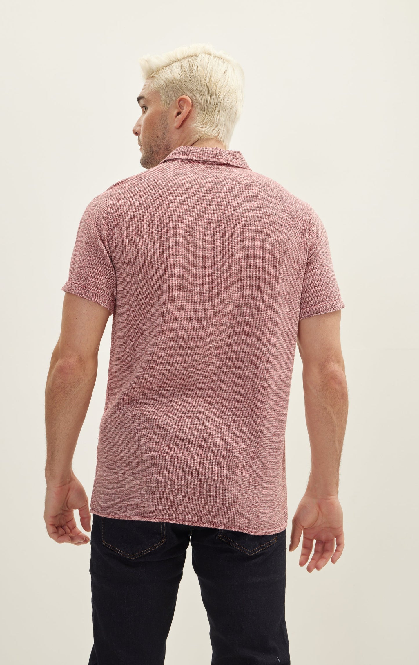 Burgundy Shirt Knit