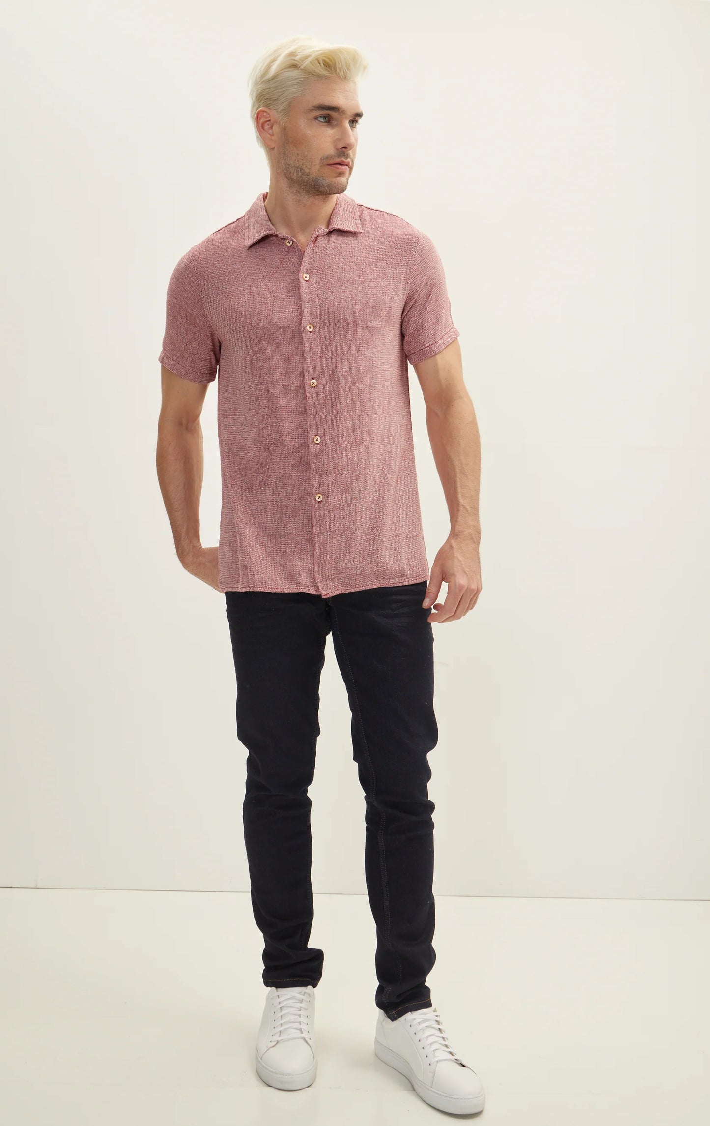 Burgundy Shirt Knit