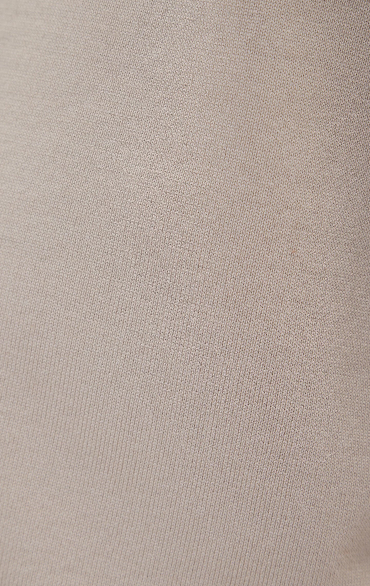 Knitted Crew Kneck T-shirt | Beige