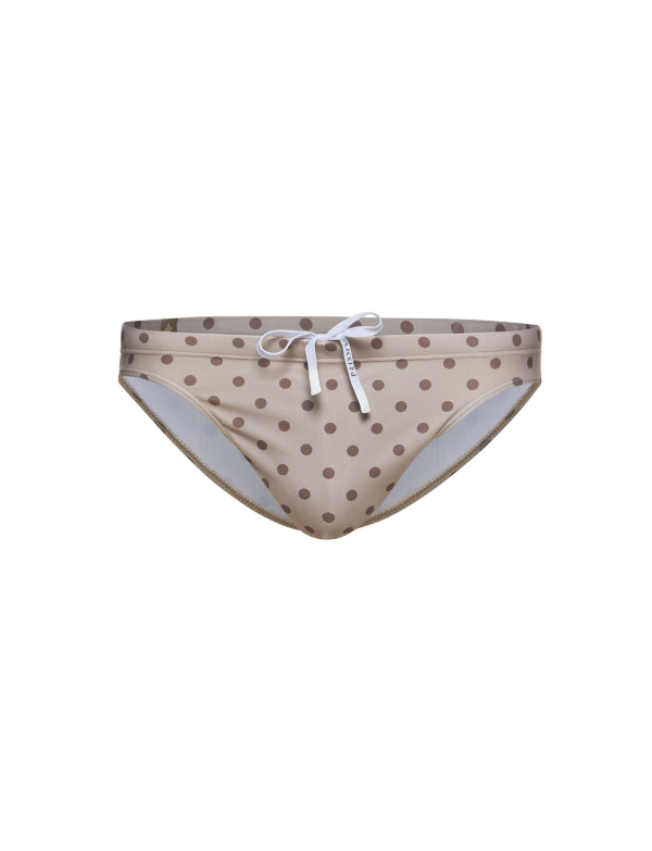 Swimwear Polka Dot Swim Mini Briefs Beige