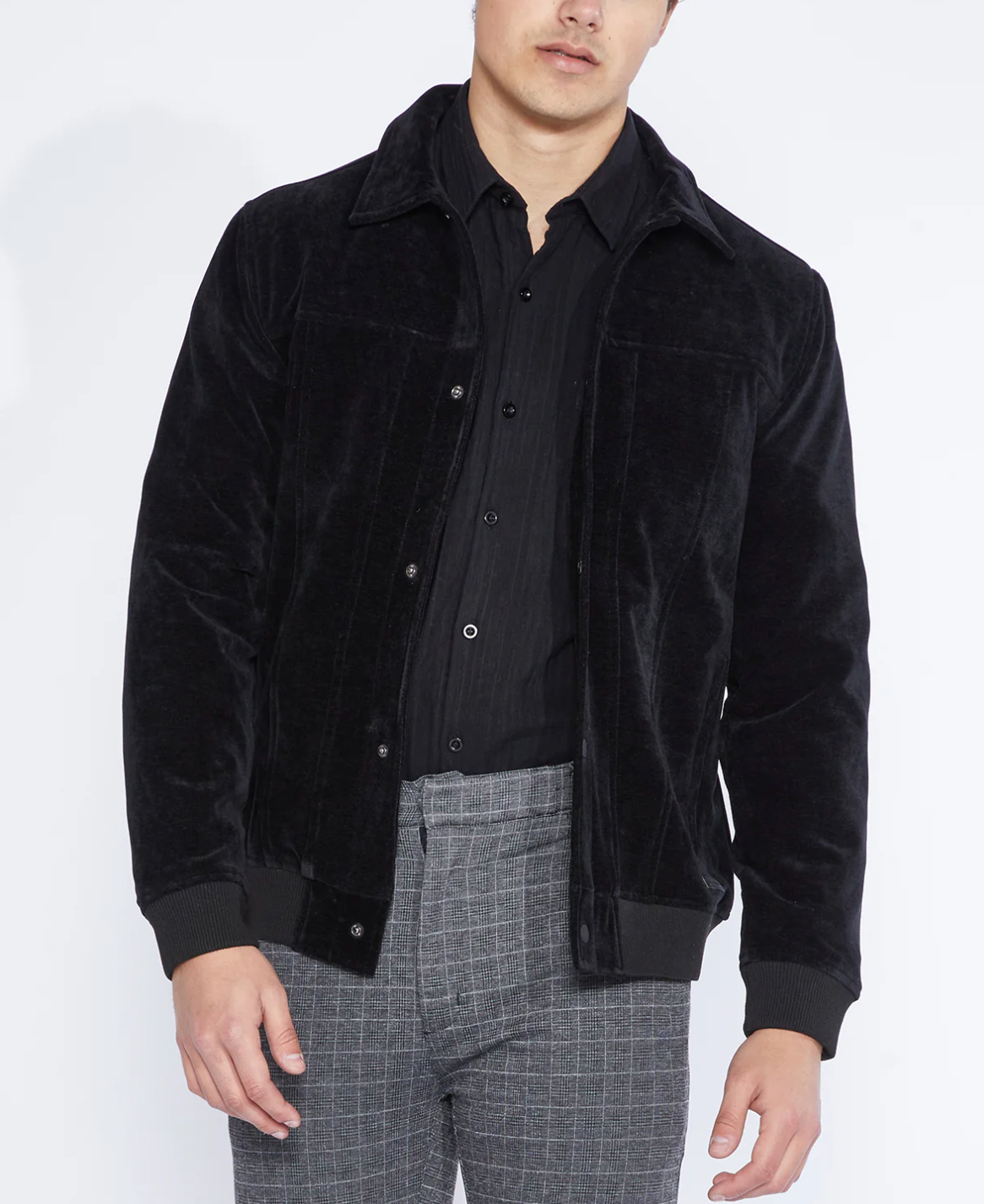 Stringer Flight Jacket Black
