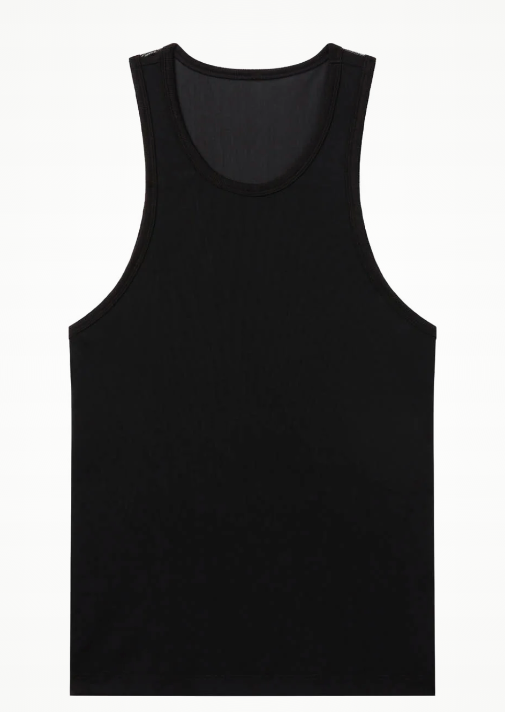 Mesh Tank Top Black