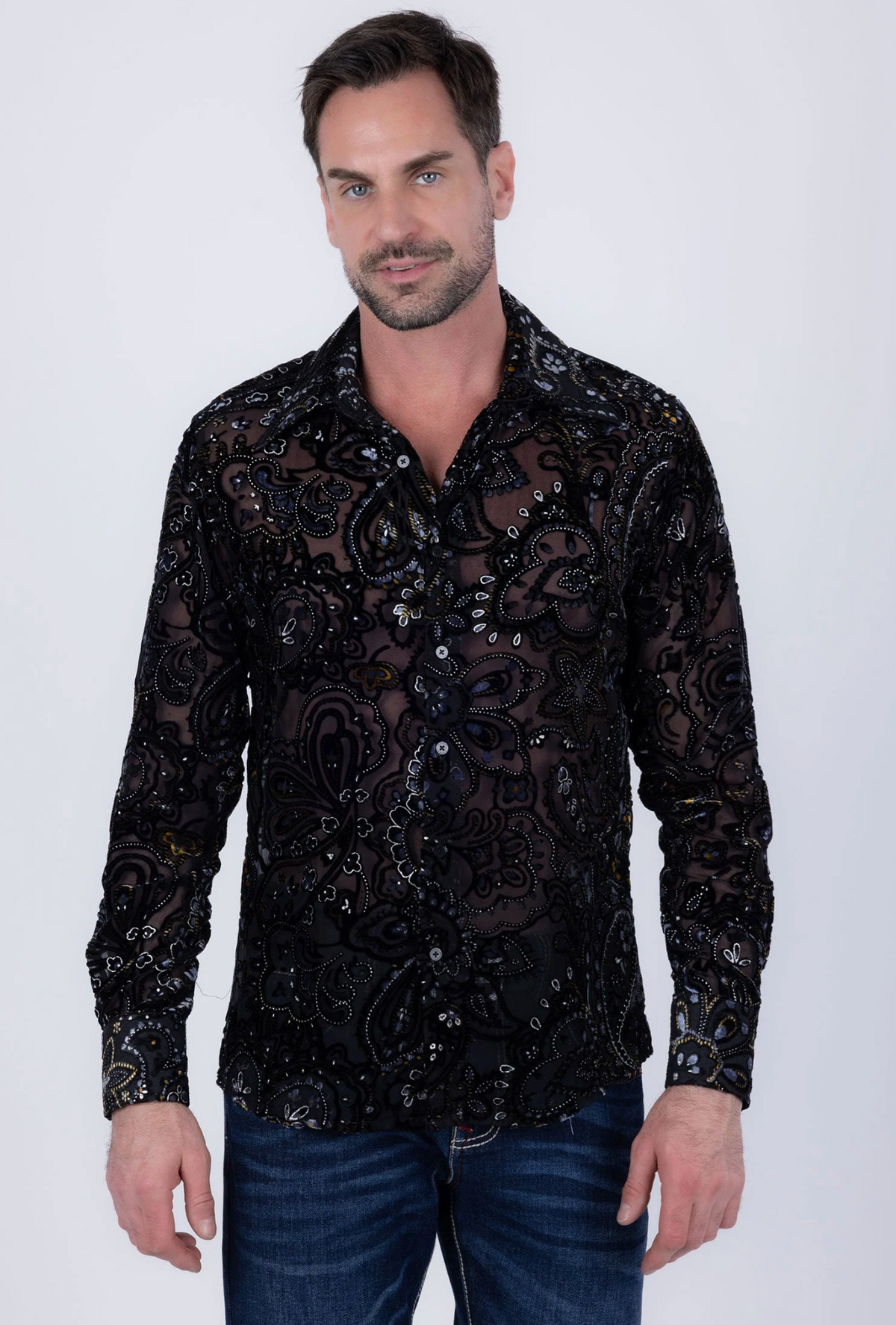 Valluto Paisley Long Sleeve Shirt