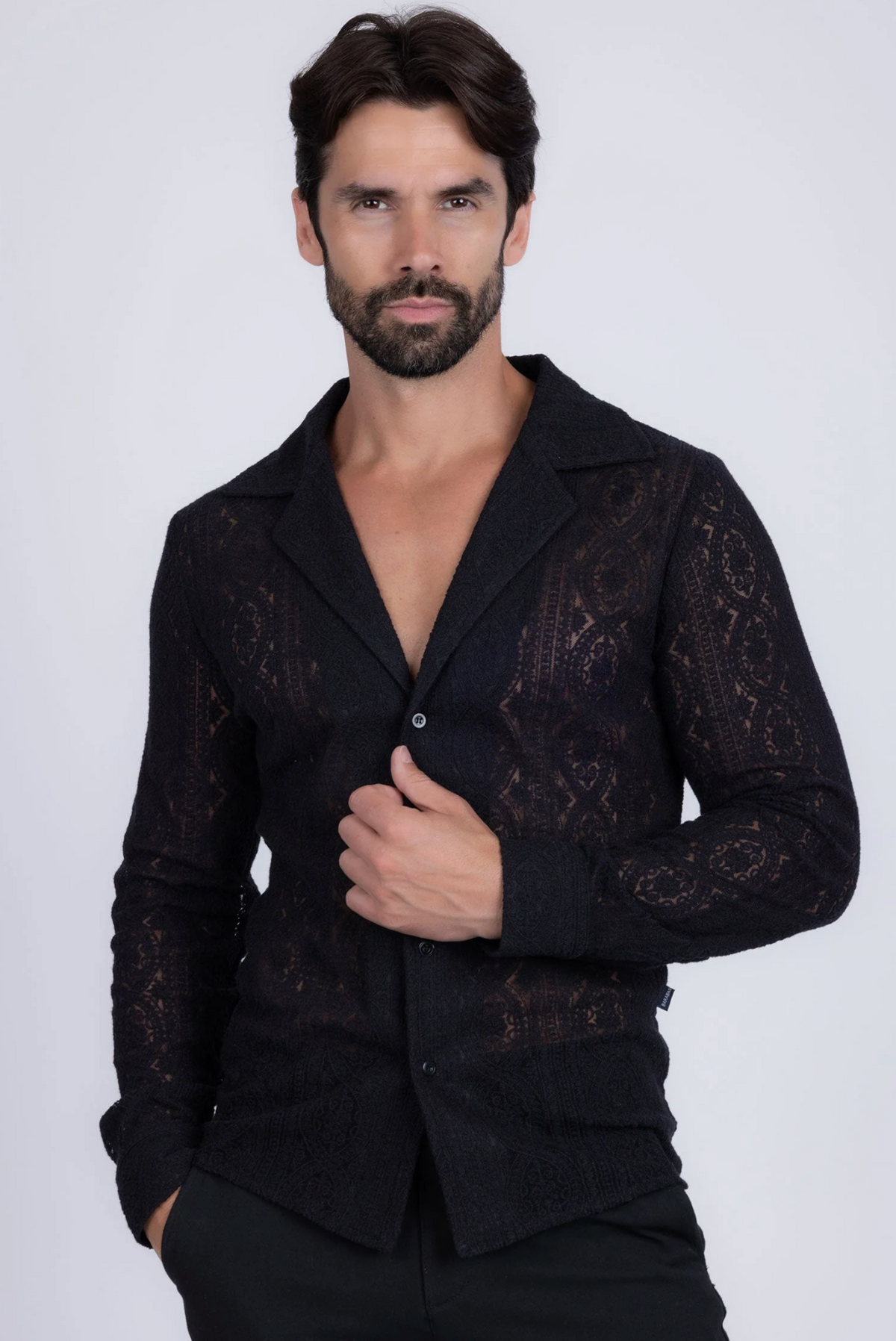 Janeiro Embroidered Long Sleeve Shirt
