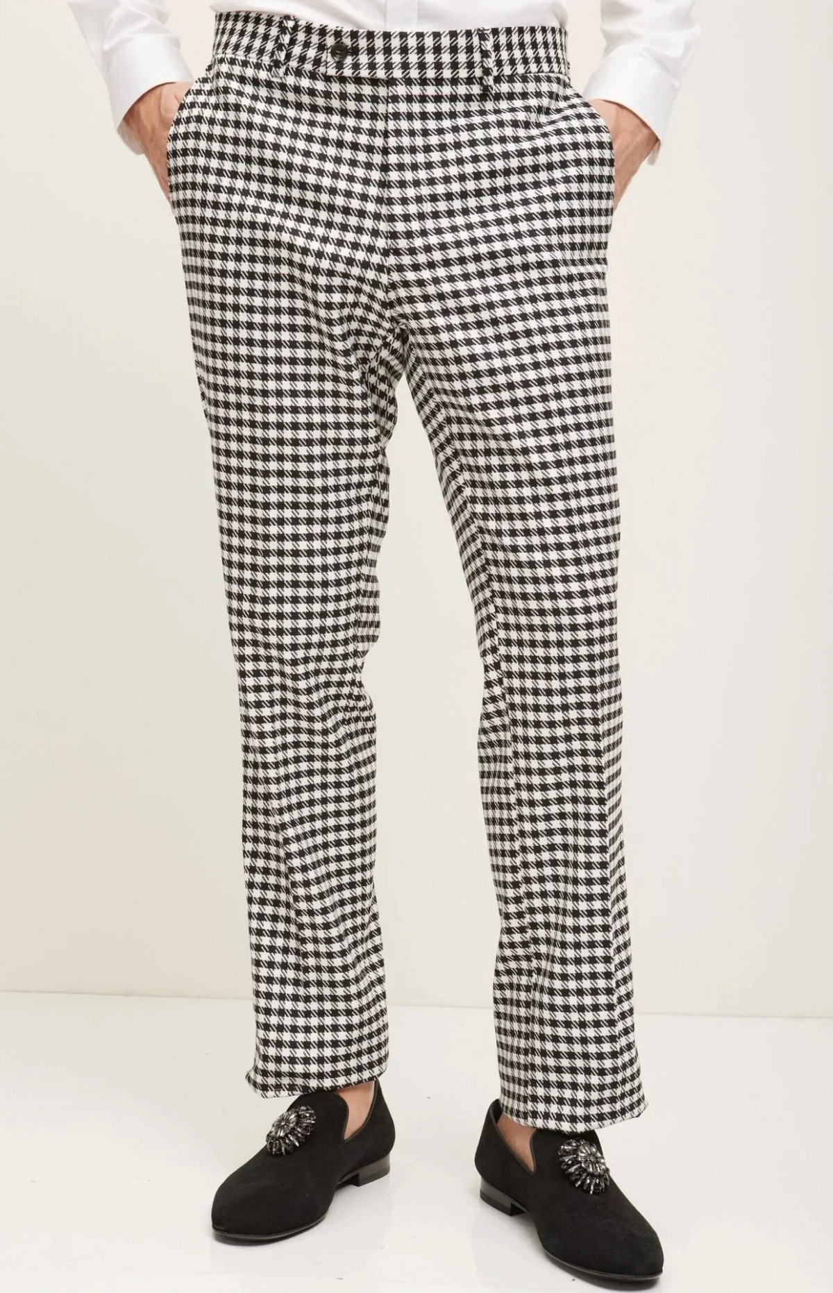Houndstooth Dress Pants