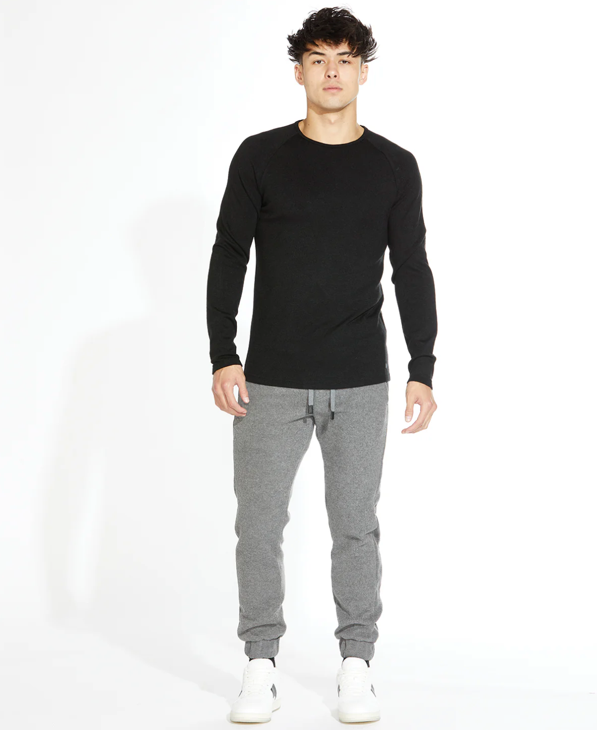 Burke Crewneck Tee Black