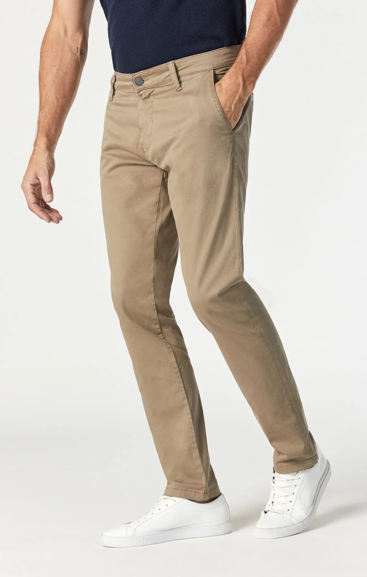 Johnny Slim Chino British Khaki Twill