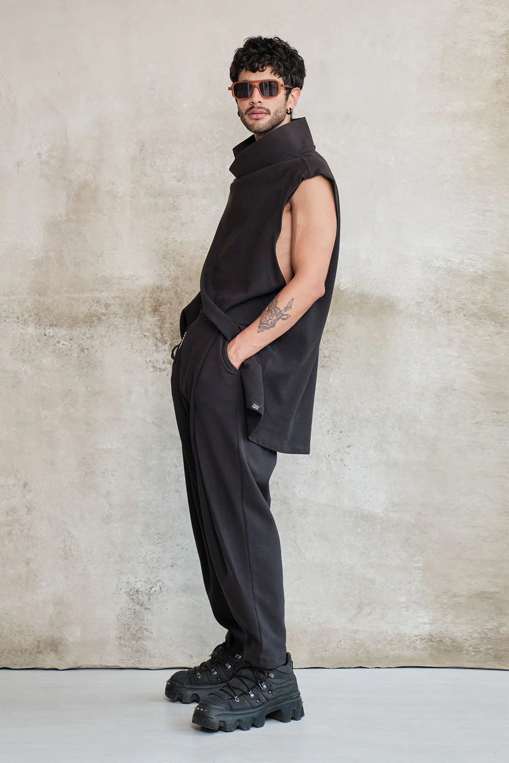 Oversized Wrap Black