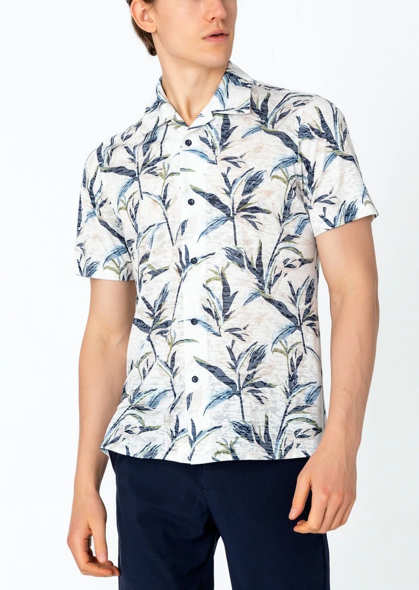 Collared Lightweight Shirt - Tree Branch