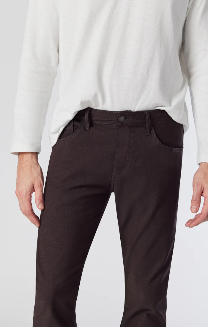 Jake Slim Leg Pants | Brown Fancy