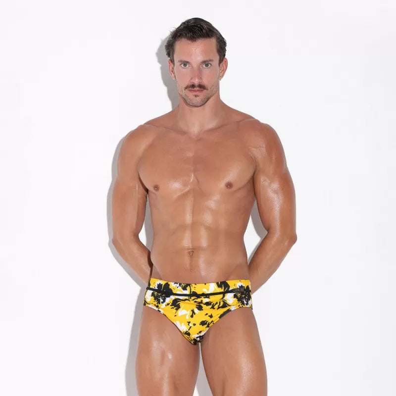 Lekeito Swim Brief Yellow
