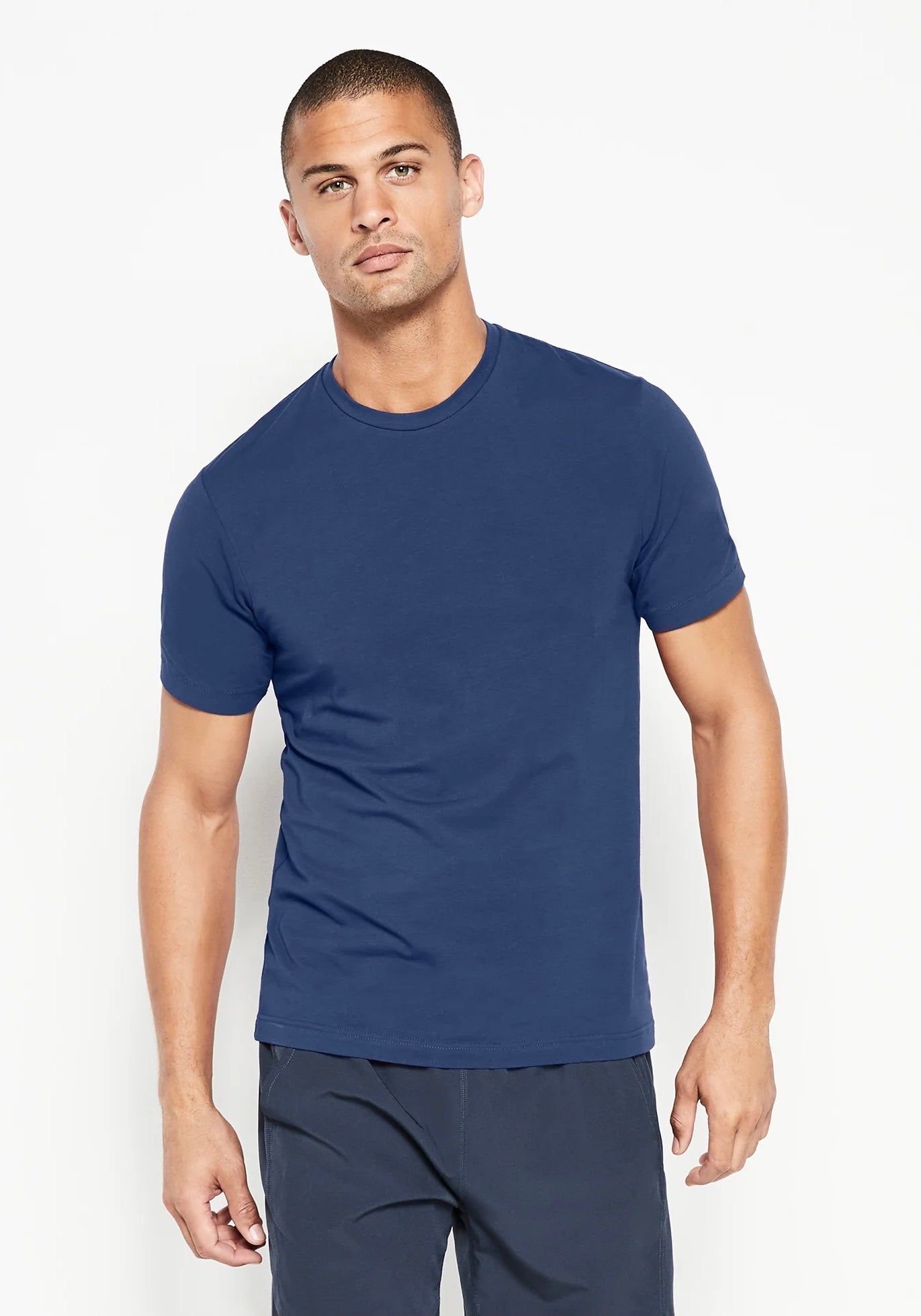 Cotton Stretch T-Shirt Admiral Blue