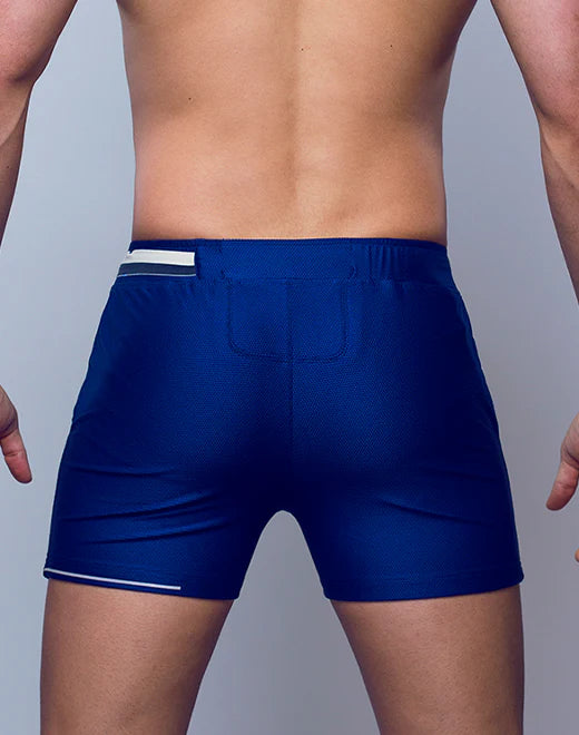 Full Lined Mesh Shorts - Limoges Blue