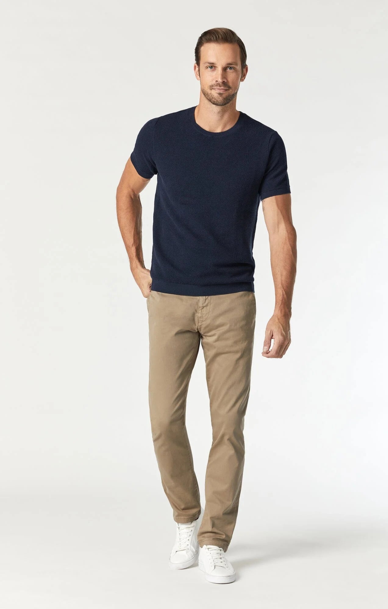 Johnny Slim Chino British Khaki Twill