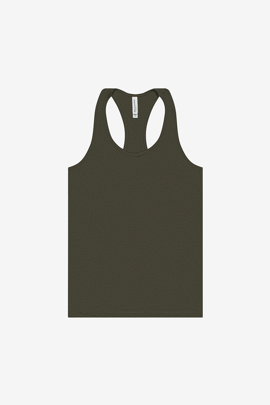 Jersey Racerback Tank Military Green