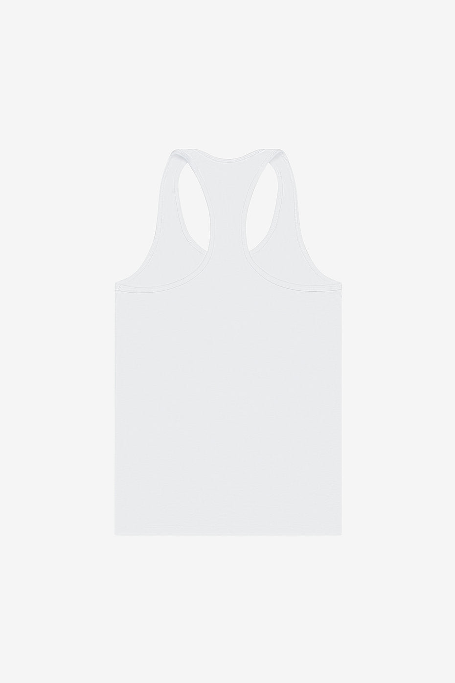 Jersey Racerback Tank White