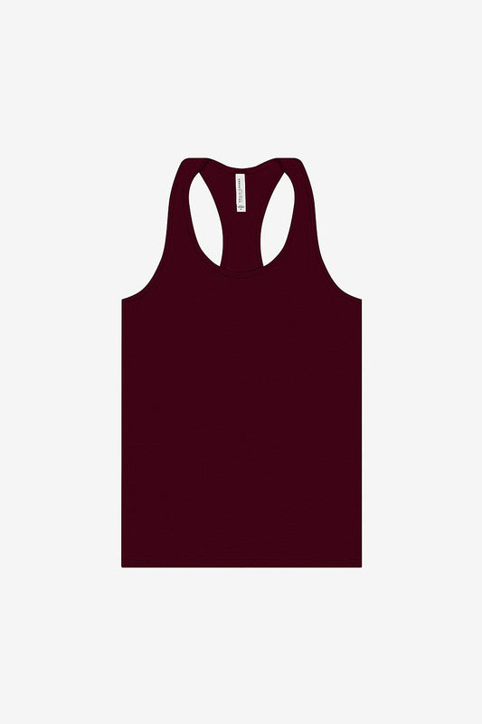 Jersey Racerback Tank Maroon