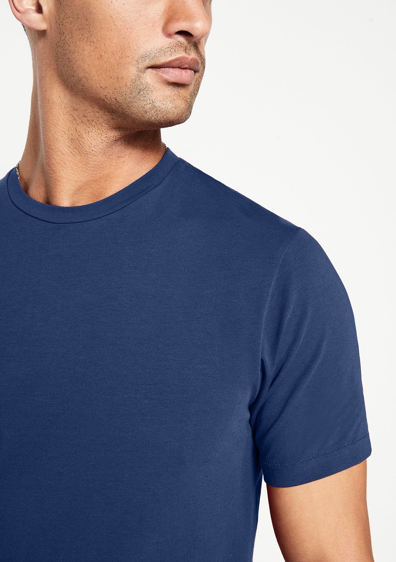Cotton Stretch T-Shirt Admiral Blue
