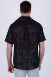 Cuban Embroidered Short Sleeve Shirt