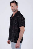 Cuban Embroidered Short Sleeve Shirt