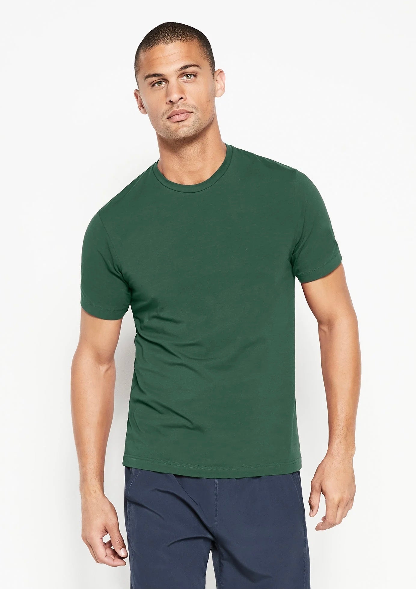 Cotton Stretch T-Shirt Spruce