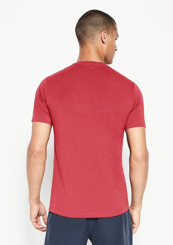 Cotton Stretch T-Shirt Crimsony