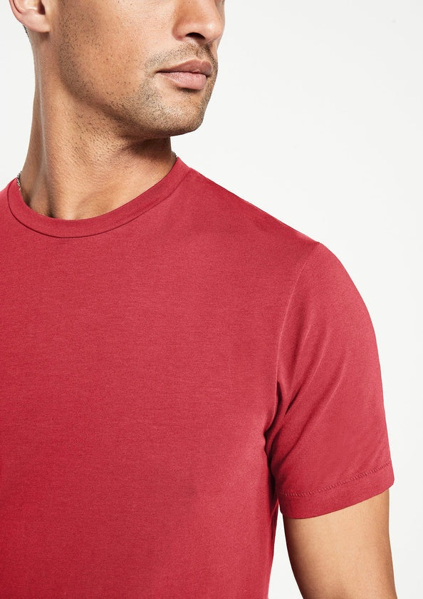 Cotton Stretch T-Shirt Crimsony