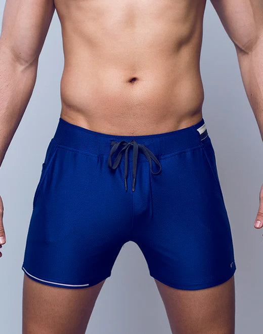 Full Lined Mesh Shorts - Limoges Blue