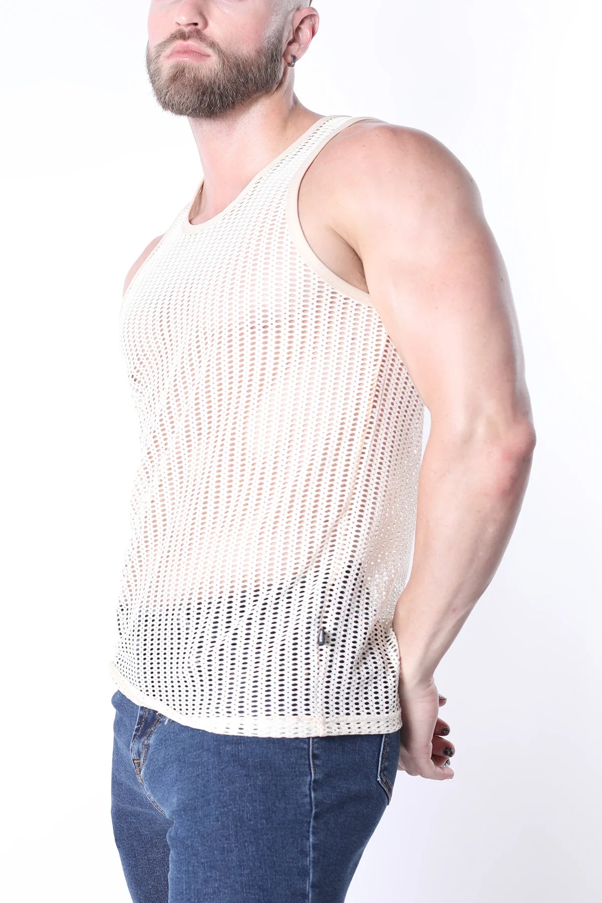 Hamptons Mesh Tank Top