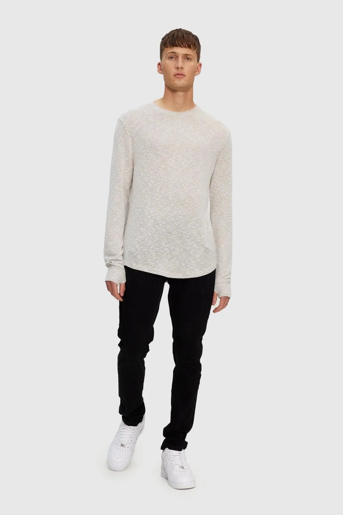 LS Uppercut Sweater Tan