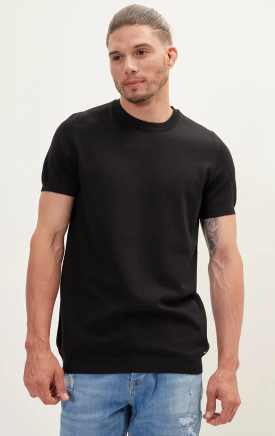 Black Knitte T-Shirt