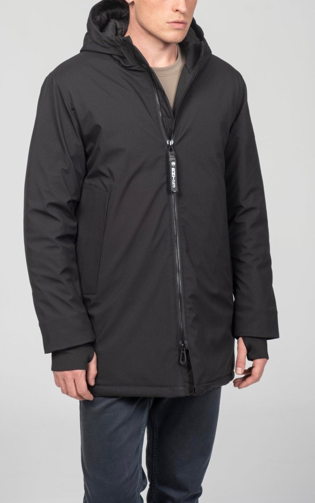 Cozy Seamless Winter Coat Black