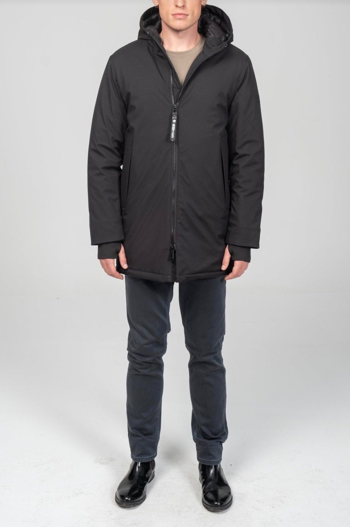 Cozy Seamless Winter Coat Black