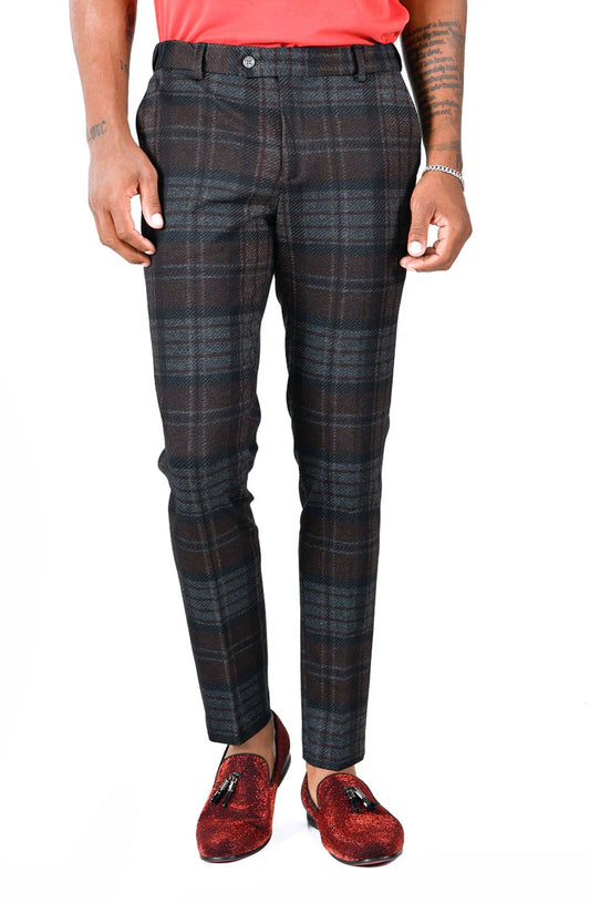 Checkered Pants Grey