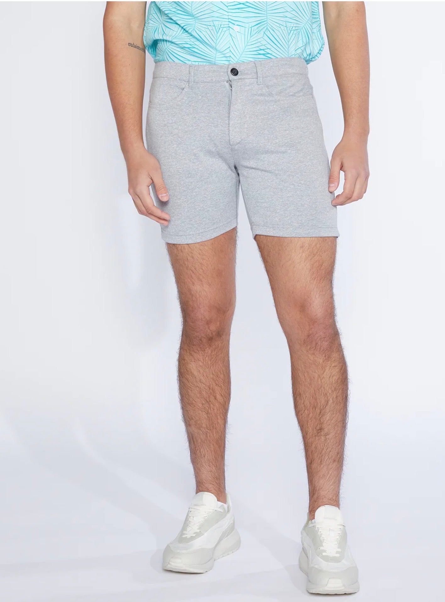 Keith Tailored Shorts Heather Grey