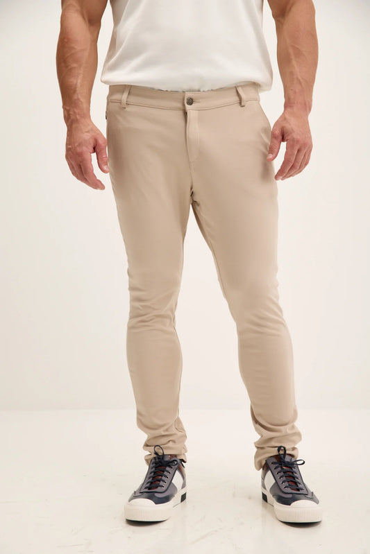 Tapered Casual Wear Pants - Beige