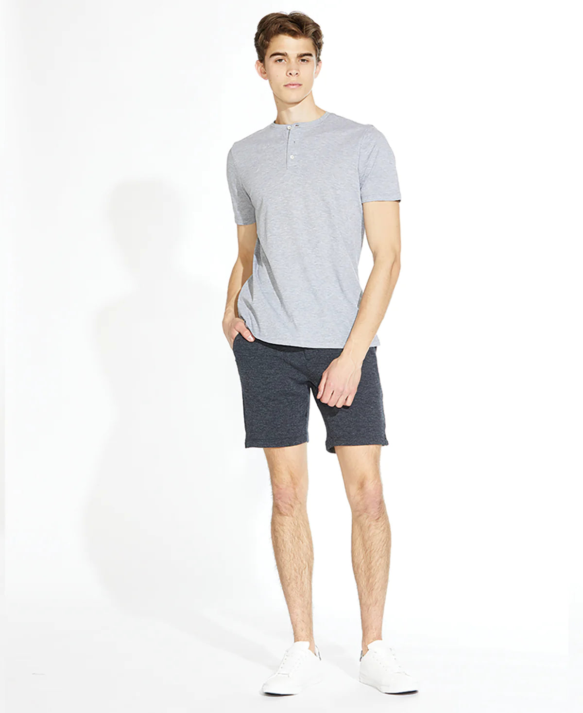 Templeton Knit Shorts | Heather Charcoal